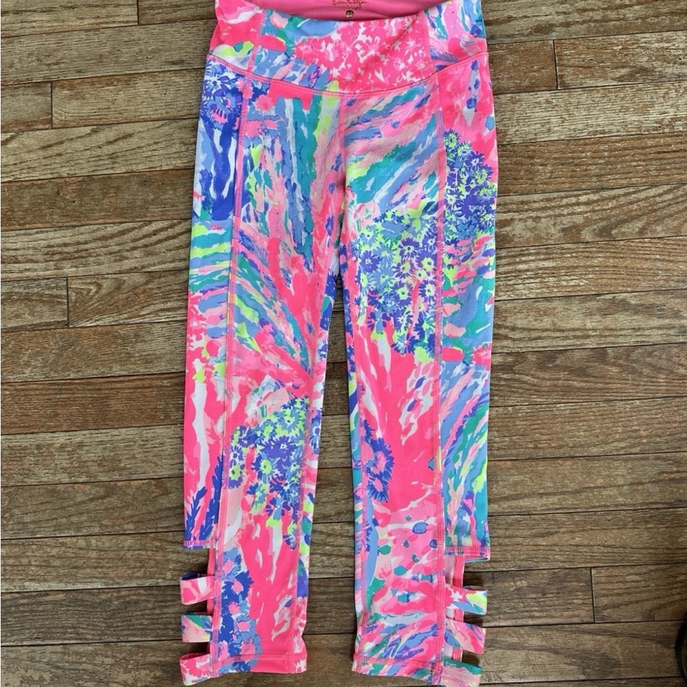 Lilly Pulitzer Pink and Blue Leggings